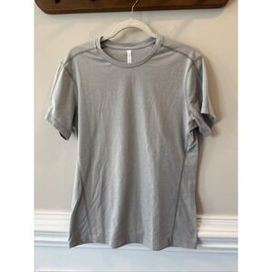 Ten Thousand Shirt Mens Med. Gray The Durable Short Sleeve Athletic Training